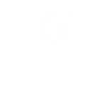 a black and white logo with the letter g.